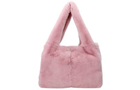 MIU MIU Rabbit Fur Handbag Shoulder Bag Women's Pink