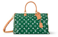 LOUIS VUITTON Speedy P9 Bandoulière 50 Monogram Leather Green