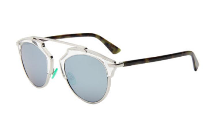 DIOR - Irregular Shape Sunglasses Unisex Silver