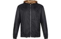 PRADA Jacket Men's Black Softwood Color