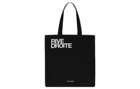 SAINT LAURENT Cotton Tote Bag Shopping Bag Handbag Men's Black