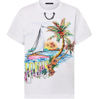 LOUIS VUITTON Sunset Sailboat T-Shirt