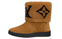 LOUIS VUITTON Snowdrop Warm Coverage Short Snow Boots Women's Yellow