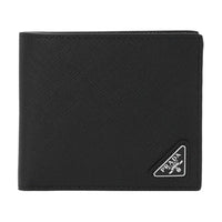 PRADA PRADA Luggage Collection Saffiano Leather Wallet Men's Black