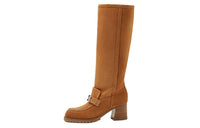 HERMES Folie 60 Knee-high Boots Women's Brown