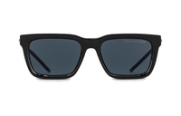 LOUIS VUITTON Plate Frame Square Sunglasses Men's Black