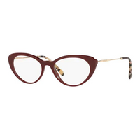 MIU MIU Acetate Cat Eye Eyeglass Frames Women's Brown
