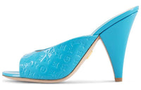 LOUIS VUITTON Slide Slippers Women's Blue