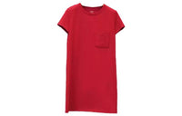 HERMES Short-Sleeved Dresses Women's Red