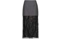 PRADA Casual Long Skirts Women's Gray