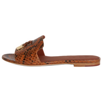 Loro Piana Slide Slippers Women's Brown