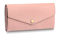 LOUIS VUITTON Sarah Wallet Monogram Empreinte Rose Poudre