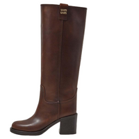 MIU MIU Knee high Boots Women's Brown