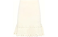 PRADA Knit Long Skirts Women's White
