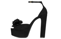 SAINT LAURENT Jodie One Strap Sandals Women's Black