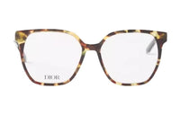 DIOR Metal Acetate Butterfly Eyeglass Frames Unisex Tortoiseshell