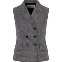 DIOR Vests Women's Gray