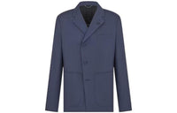 DIOR FW23 Business Suits Coats Men's Marine Blue
