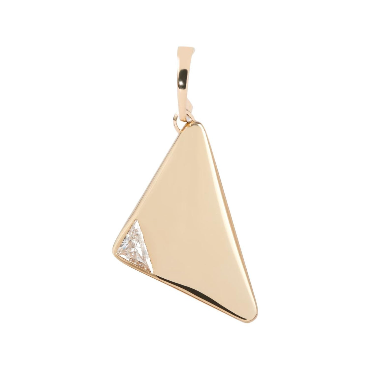 PRADA 18K Gold Diamonds Earrings Women's Gold