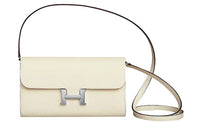 HERMES Calfskin Wallet, Handheld Crossbody Bag, Shoulder Bag Regular Women's