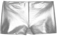 SAINT LAURENT Lamé Mini Shorts