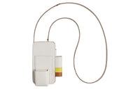 HERMES Hermèsway Epsom Calfskin Cell Phone Pouch Women's White & Yellow & Brown