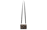 PRADA Recycled Polyamide One Shoulder Crossbody Cell Phone Pouch Men's Dark Brown
