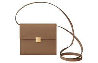 HERMES Clic Epsom Leather Shoulder Bag Crossbody Bag Women's 3G Alezan Chestnut