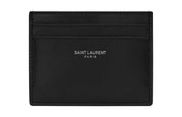 SAINT LAURENT Cow Leather Card Holder Card Holder Men's Black