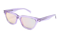 SAINT LAURENT Cat-eye-frame Logo-engraved Sunglasses