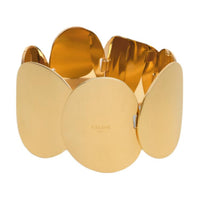 CELINE Petale Bracelet In Brass With Gold Finish