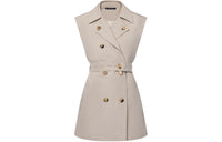 LOUIS VUITTON Double-Breasted Trench Dress