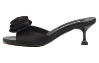 MIU MIU Slide Slippers Women's Black