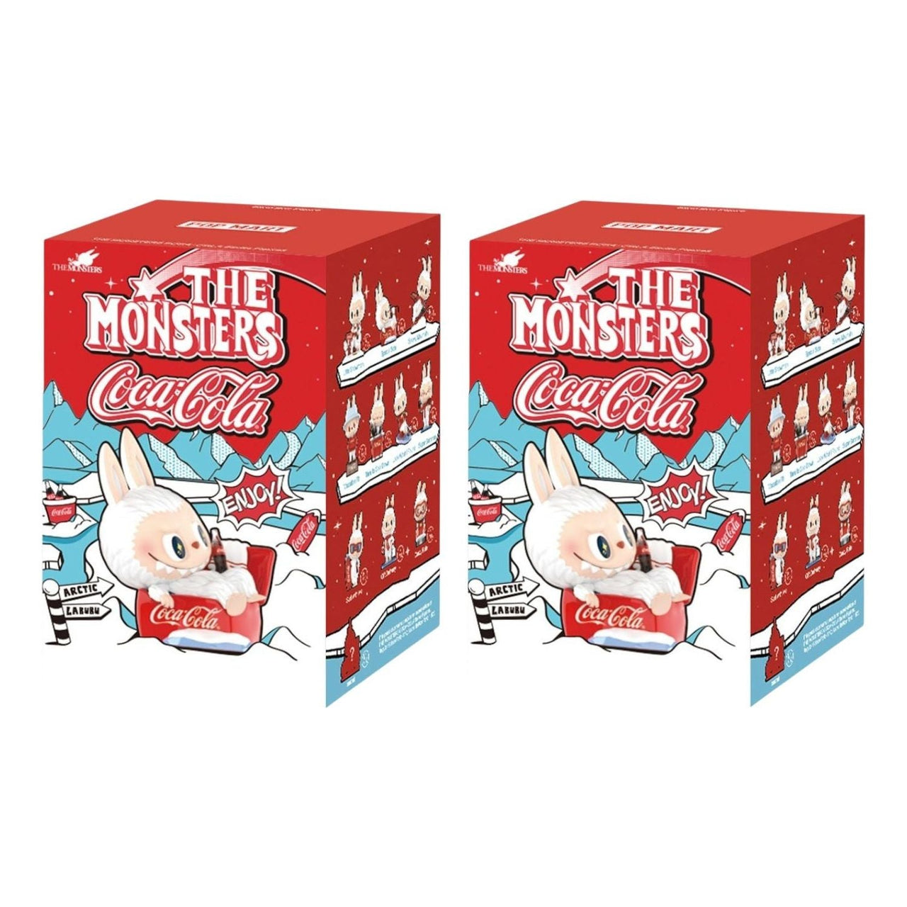 Pop Mart x Coca-Cola The Monsters Labubu Figure Sealed Case (2 Blind Boxes) PPMT-2410-0232-769452300