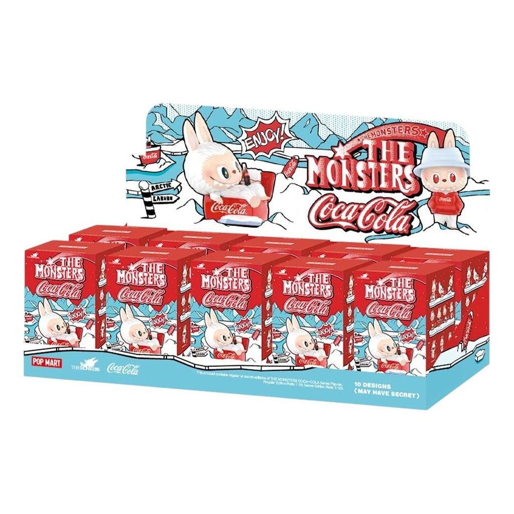 Pop Mart x Coca-Cola The Monsters Labubu Figure Sealed Case (10 Blind Boxes)  PPMT-2410-0232-769452301