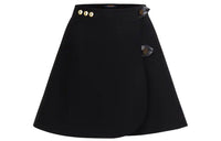 LOUIS VUITTON Casual Short Skirts Women's Black