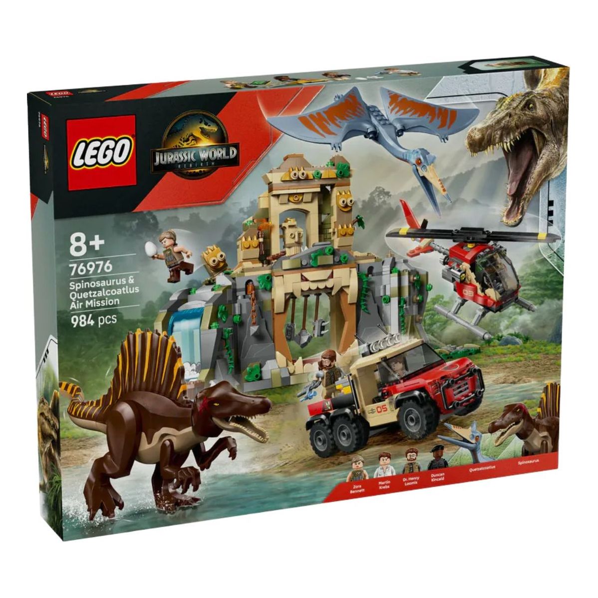 LEGO Spinosaurus and Quetzalcoatlus Air Mission 76976