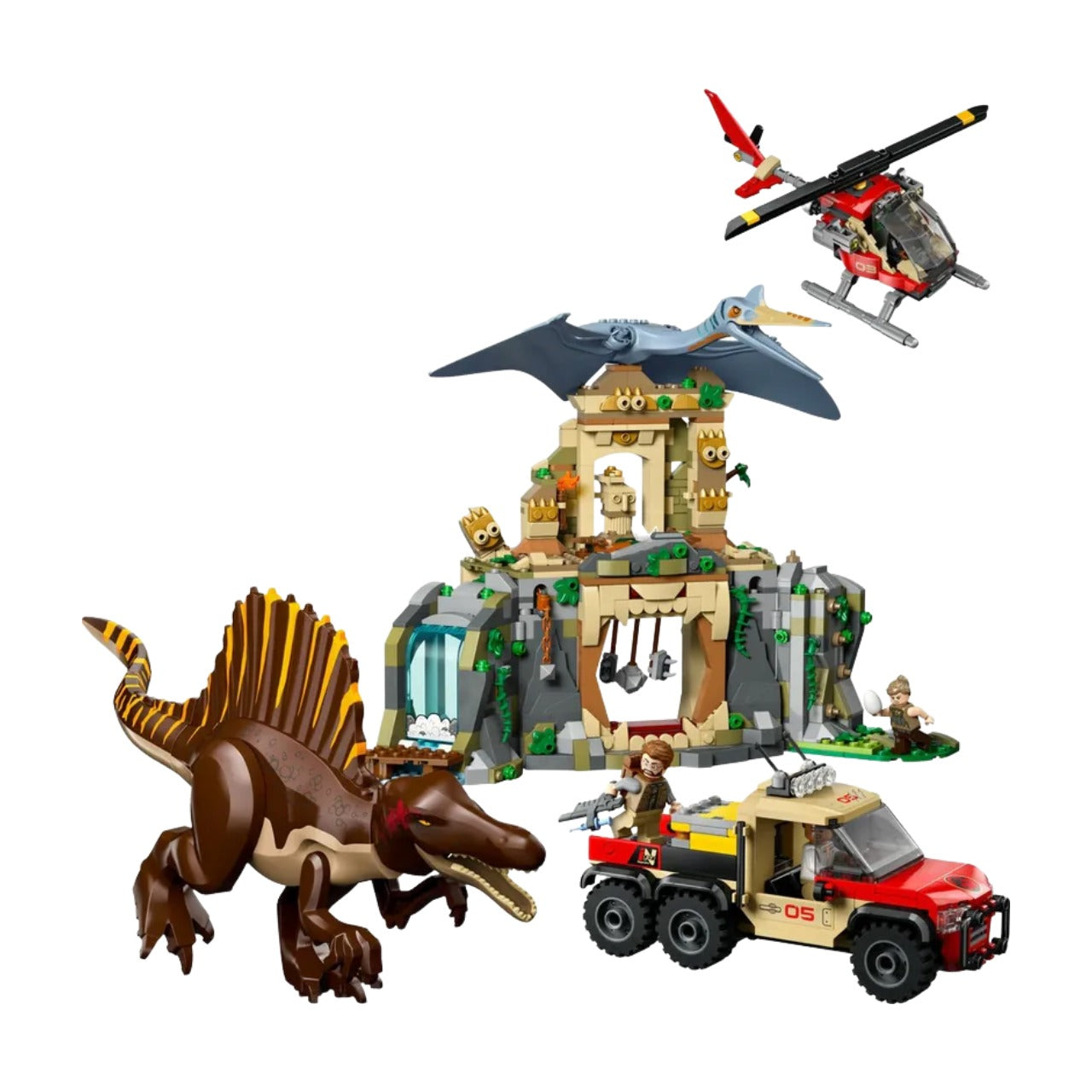 LEGO Spinosaurus and Quetzalcoatlus Air Mission 76976