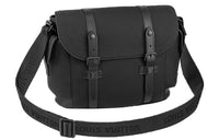 LOUIS VUITTON CHRISTOPHER Taurillon Leather Messenger Bag Shoulder Bag Crossbody Bag Regular Men's Black