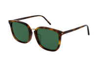 SAINT LAURENT Acetate Square Sunglasses Men's Tortoiseshell