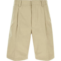 PRADA Pleated Knee Length Shorts