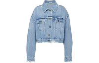 MIU MIU Cropped Coats Women's Blue