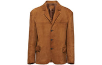 PRADA Single-breasted Suede Blazer