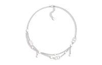 DIOR Metal, Resin, Pearl Necklaces Women's Silver
