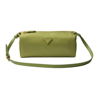 PRADA Nylon Shoulder Bag Women's Grass Green