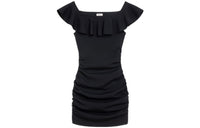 CELINE Short Sleeved Dresses Women's Black