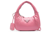 PRADA Cow Leather Handbag Women's Pink
