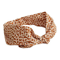 HERMES Waterproof Knitted Fabric, Polyamide, Elastane Hair Bands Women's Yellow