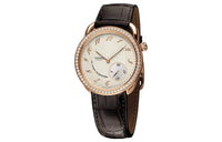HERMES Arceau Wrist Watch Automatic Mechanical Movement Crocodile Leather Strap 38mm White Dial Men's Watches