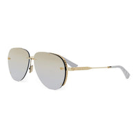 DIOR Oval Sunglasses Unisex Gold